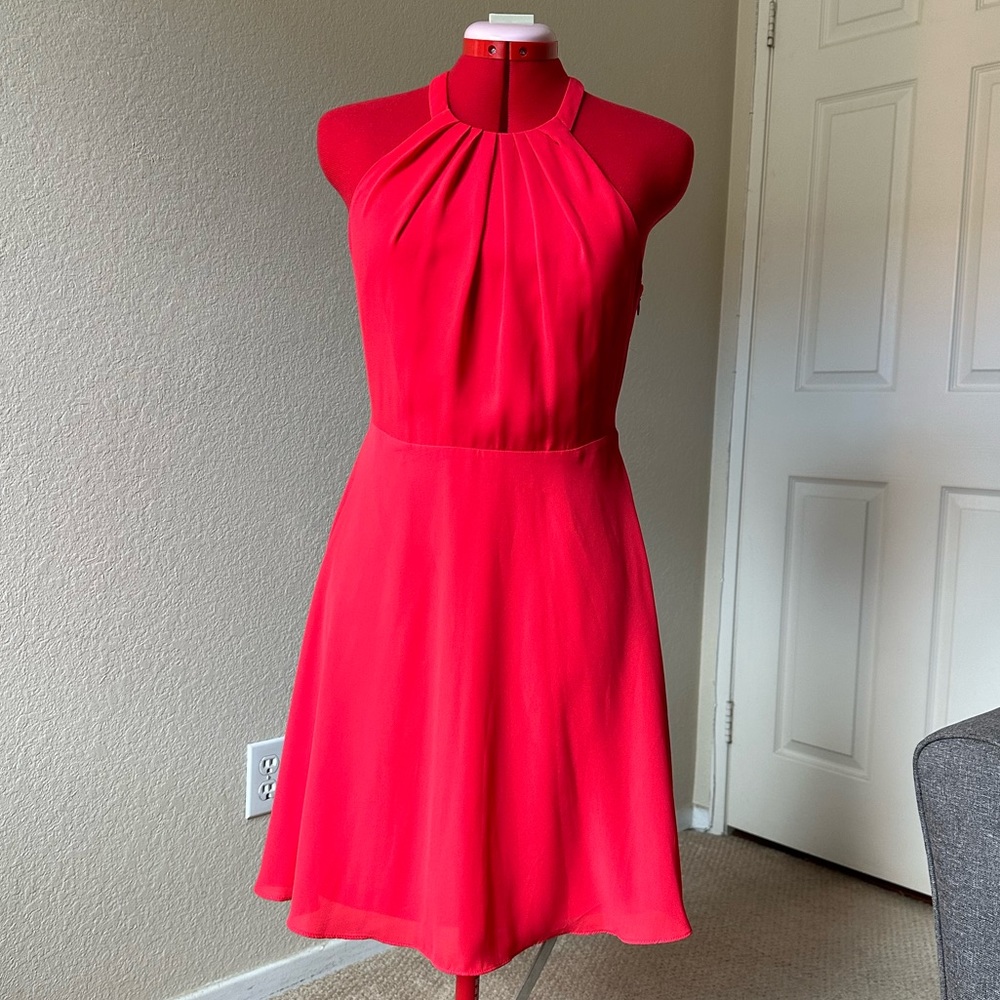 Express red dress